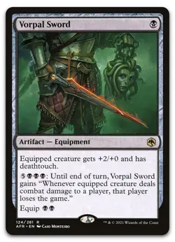 Vorpal Sword #124 (NM) Forgotten Realms AFR Magic MTG - Image 1