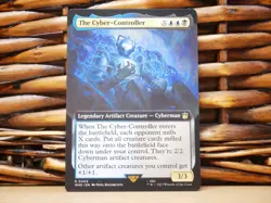 MTG The Cyber-Controller 0405 RARE EXT ART | NM Near Mint | WHO | 2023 - Image 1
