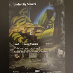 Undercity Sewers (Borderless) Teenage Mutant Ninja Turtles Regular MTG - Image 1
