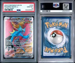Pokemon TCG Roaring Moon ex Ultra Rare PSA 10 Gem Mint - Image 3