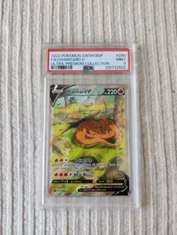 Pokemon Charizard V SWSH 260 Promo Full Art - English - PSA 9 - Image 1