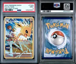 Pokemon TCG Brilliant Stars Jolteon TG04/TG30 PSA 9 MINT Trainer Gallery - Image 3