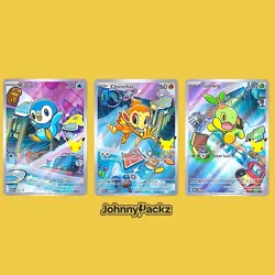 Pokemon 2026 First Partner Illustration Collection Series 1 Promo Set - Sinnoh - Image 1