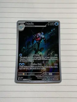 2024 Pokemon Scarlet Violet Paldean Fates Palafin IR Illustration Rare #225/091 - Image 1