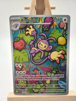 Ambipom - 107/094 - Pokemon Phantasmal Flames Illustration Rare NM - Image 1