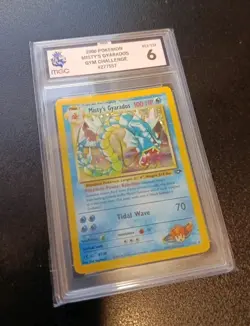 Pokemon: Gym Challenge RARE 2000 Holo Misty's Gyarados 13/132 GRADED MGC 6 - Image 3