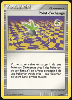 Carte Pokemon Point d'echange 116/130 Diamant et Perle Francais - Image 1