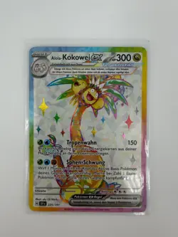 Alola-Kokowei-ex Full-Art Deutsch Sturmische Funken 225 NM Pokemon TCG - Image 1