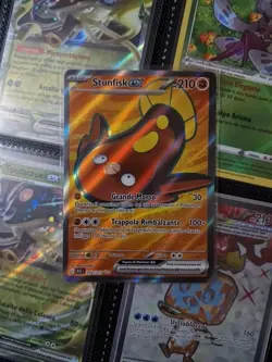 POKEMON STUNFISK EX 252/217 ASCESA EROICA ITA FRESH PACK FULL ART ⭐⭐ - Image 1