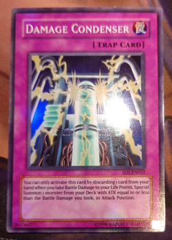 Yu-Gi-Oh! TCG Damage Condenser Shadow of Infinity Soi-En052 unlimited super rare - Image 1