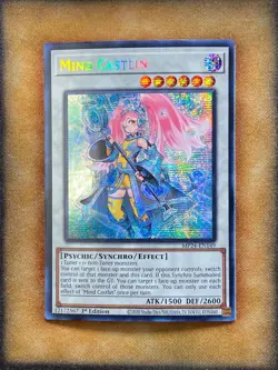 Yugioh Mind Castlin MP24-EN149 Secret Rare 1st Ed NM - Image 1