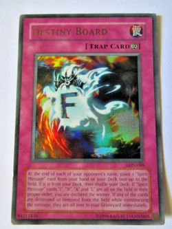 Yugioh! Destiny Board "Final" Complete Set Lon-088 to Lon-092 Damaged Creased!! - Image 2