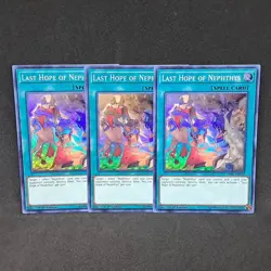 3x Last Hope of Nephthys HISU-EN010 1st Edition Super Rare NM Yu-Gi-Oh! Card - Image 1