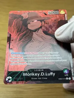 One Piece TCG Monkey.D.Luffy Card EB02-010 Leader English - Image 2