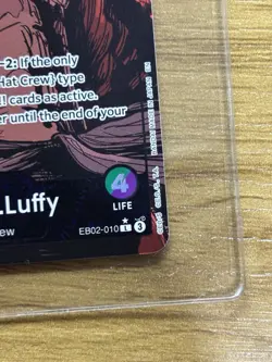 One Piece TCG Monkey.D.Luffy Card EB02-010 Leader English - Image 5