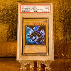 PSA MINT 9 Red Eyes Black Dragon LOB-EN070 (2004) Holo - Image 1
