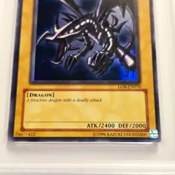 PSA MINT 9 Red Eyes Black Dragon LOB-EN070 (2004) Holo - Image 3