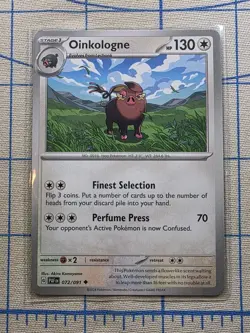 Oinkologne - 072/091 - Uncommon - Regular Pokemon Card - Image 1