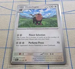 Oinkologne - 072/091 - Uncommon - Regular Pokemon Card - Image 2