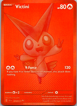NM Victini 171/086 Black Bolt BWR Pokemon Card - Image 1