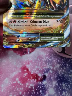 M Charizard EX Evolutions Holo Card 13/108 NM Condition - Image 3