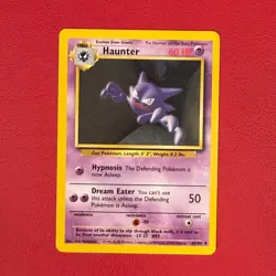 Haunter 29/102 Pokemon TCG Base Set Vintage Card - Image 1