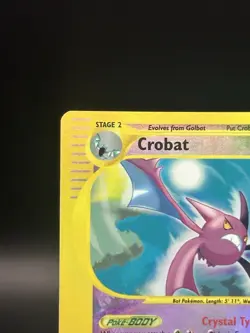 Crystal Crobat Reverse Holo - 147/144 - Skyridge - Pokemon Card - LP - Image 2
