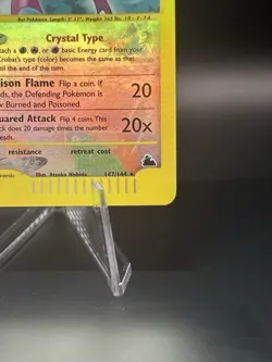 Crystal Crobat Reverse Holo - 147/144 - Skyridge - Pokemon Card - LP - Image 4