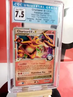 Charizard G LV. X DP45 - Holo - CGC 7.5 - Black Star Promo - Graded Pokemon Card - Image 2
