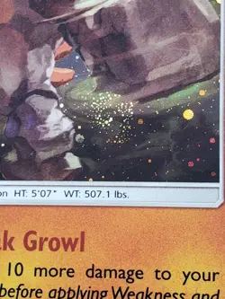 COSMOS HOLO Regirock 53/111 - SWIRL - EXCLUSIVE Crimson Invasion Pokemon Card - Image 4