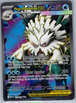 Mega Abomasnow ex 157/132 ME01: Mega Evolution - Pokemon Card - NM - Image 1