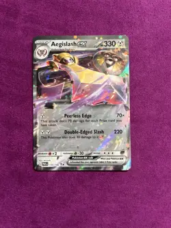 Aegislash ex - 135/182 - Pokemon Paradox Rift Ultra Rare Card NM - Image 1