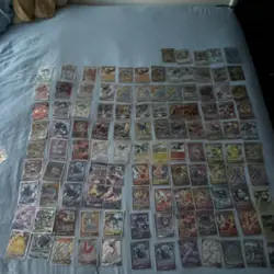 Pokemon cards TCG used in sleeves great condition valuable and rare 120 cards - Image 2