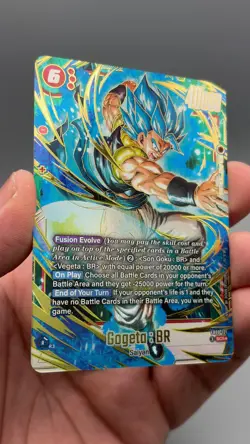 Gogeta BR FB09-121 Alt Art Dual Evolution NM Dragon Ball Super Card - Image 3
