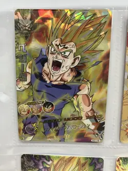 Super Dragon Ball Heroes Majin Vegeta 4 Card Lot + Shikishi Set H7-15 HJ7-CP2 - Image 2