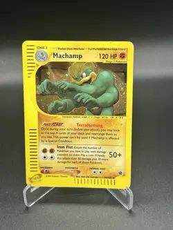Machamp Holo 8/165 Expedition Pokemon Card WOTC 2002 - Image 3