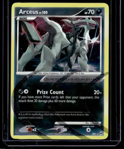 Arceus AR1 Arceus Holo Rare English Pokemon Card - Image 1