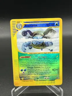 Blastoise Reverse Holo 4/165 Expedition Pokemon Card 2002 - Image 1