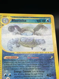 Blastoise Reverse Holo 4/165 Expedition Pokemon Card 2002 - Image 3