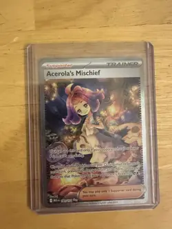 Acerola's Mischief Special Illustration Rare Pokemon Mega Evolution Card 183/132 - Image 1