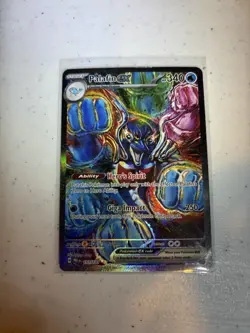 Pokemon TCG Palafin EX Prismatic Evolutions Holo Card 151/131 SV - Image 1