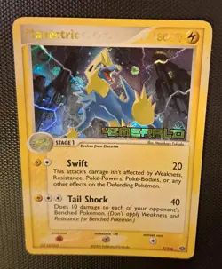 Manectric 7/106 Emerald English STAMPED Pokemon Card Reverse Holo - Image 1