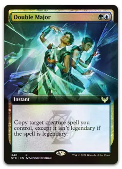 Double Major (Extended Art) #340 (Foil) (NM) Strixhaven STX Magic MTG - Image 1