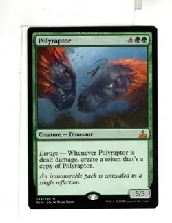 MTG SkeenAB Polyraptor from Rivals of Ixalan. NM. - Image 1