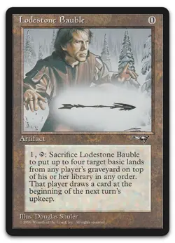 Lodestone Bauble (NM) Alliances ALL Magic MTG - Image 1