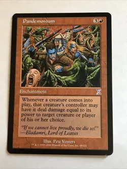 Pandemonium X1 Time Spiral Shifted NM Condition See Front/back Pics - Image 1