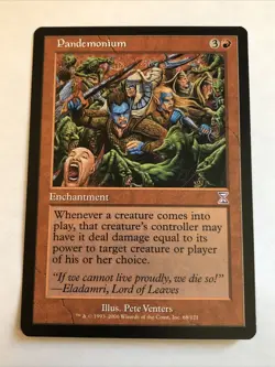 Pandemonium X1 Time Spiral Shifted NM Condition See Front/back Pics - Image 1