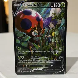 Pokemon Orbeetle V Ultra Rare Holo TG12/TG30 Lost Origin 180 HP TCG Card - Image 1