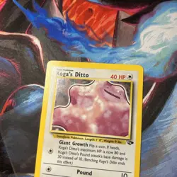 2000 Pokemon Gym Challenge Unlimited Koga's Ditto Holo #10/132 - Image 5