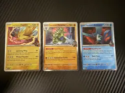 Pokemon Team Rocket’s Tyranitar, Zapdos, Articuno Cosmo Holo Promos Near Mint - Image 1
